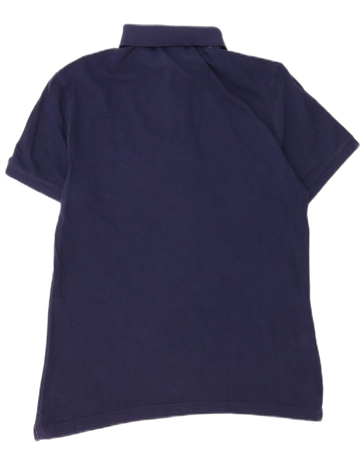 LACOSTE Herre Slim Fit Polo Shirt Størrelse 4 Medium Marineblå Bomuld