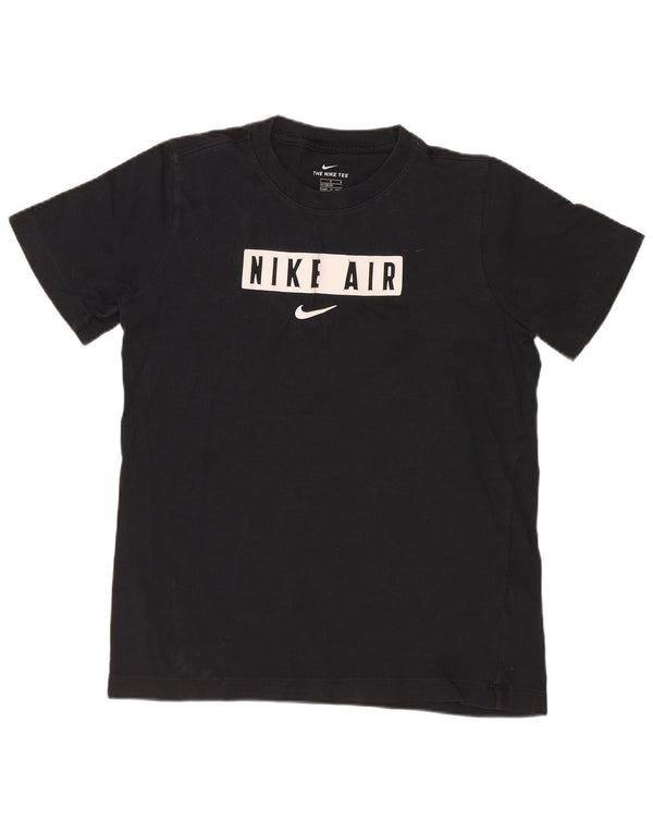 Nike drenge grafisk t-shirt top 12-13 år stor sort bomuld