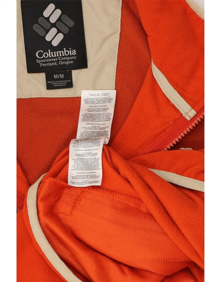 COLUMBIA Fleecejakke til mænd UK 38 Medium Orange Polyester