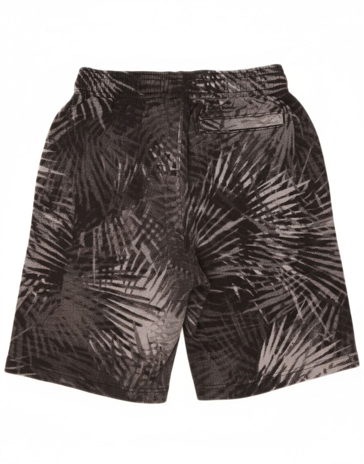 UNDER ARMOUR Mens Abstract Pattern Sport Shorts Medium Grey Cotton