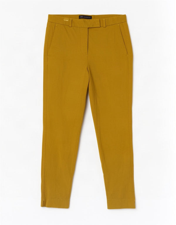 Marks & Spencer Womens Crop Chino-bukser UK 10 Small W28 L26 Yellow