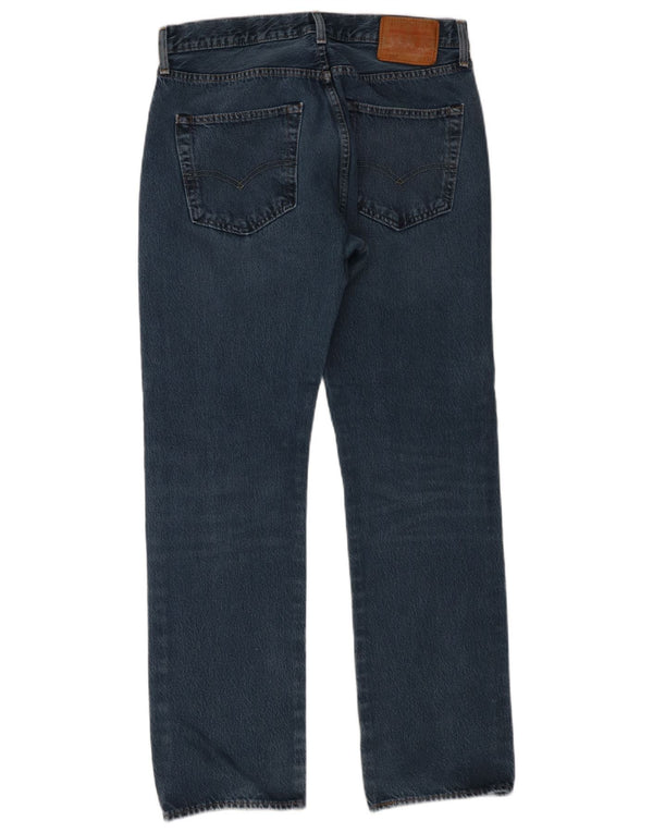 Levi's Herre 501 lige jeans W32 L32 blå bomuld