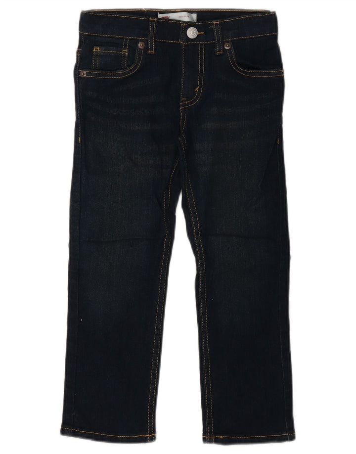 Levi's Boys 511 Slim Jeans 4-5 år W22 L19 Marineblå Bomuld