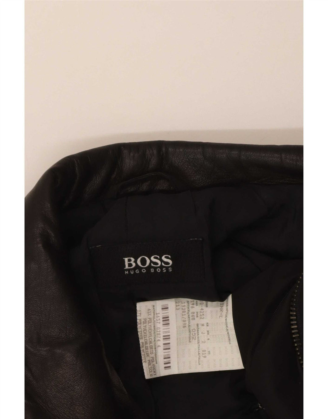 Hugo Boss Herre Overfrakke EU 52 XL Sort Polychlorid