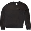 CHAMPION Boys Sweatshirt Jumper 11-12 Years Large  Black Cotton | Vintage Champion | Thrift | Second-Hand Champion | Used Clothing | Messina Hembry 