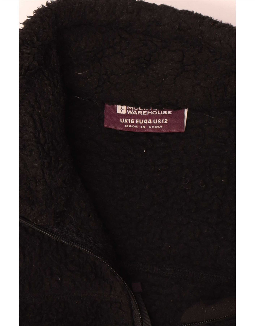 Mountain Warehouse Dame Fleece Gilet UK 16 Large Black Polyester