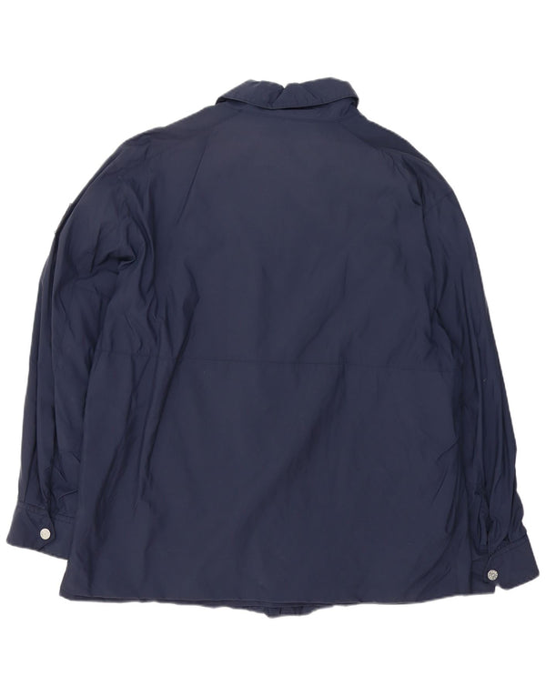 Murphy & Nye Herre Utility Jacket UK 42 XL Navy Blue Polyester