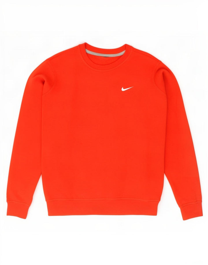 Nike sweatshirt til mænd, medium rød bomuld