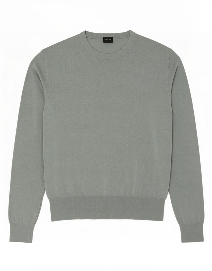 Hugo Boss Herre sweater med rund hals, medium blå