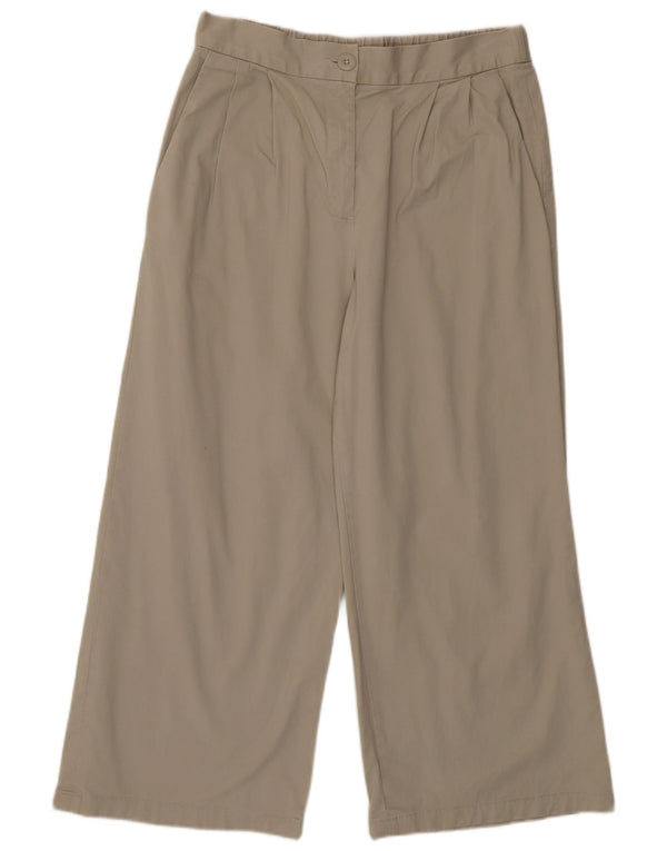 French Connection Dame Pegged Capri Bukser UK 10 Small W30 L24 Beige