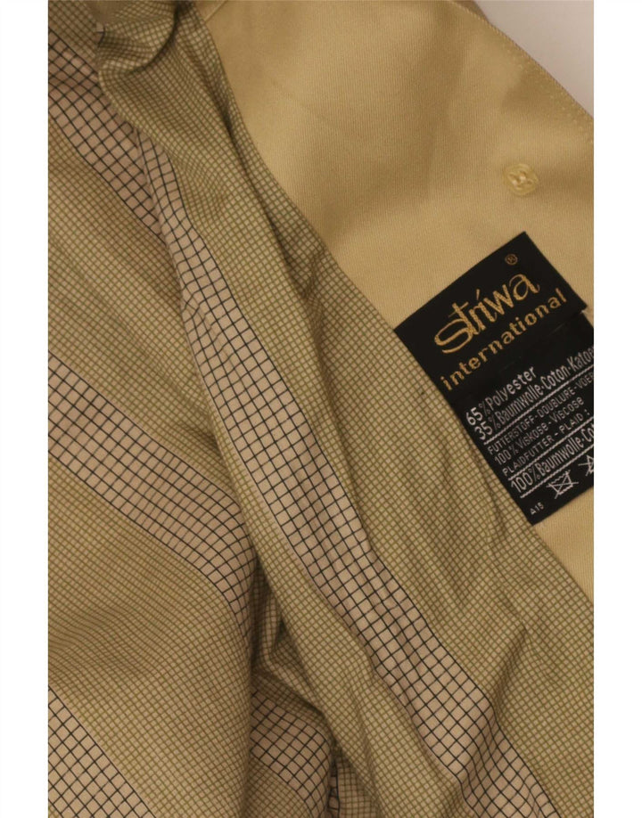 Striwa Womens Trench Coat UK 10 Small Beige Polyester