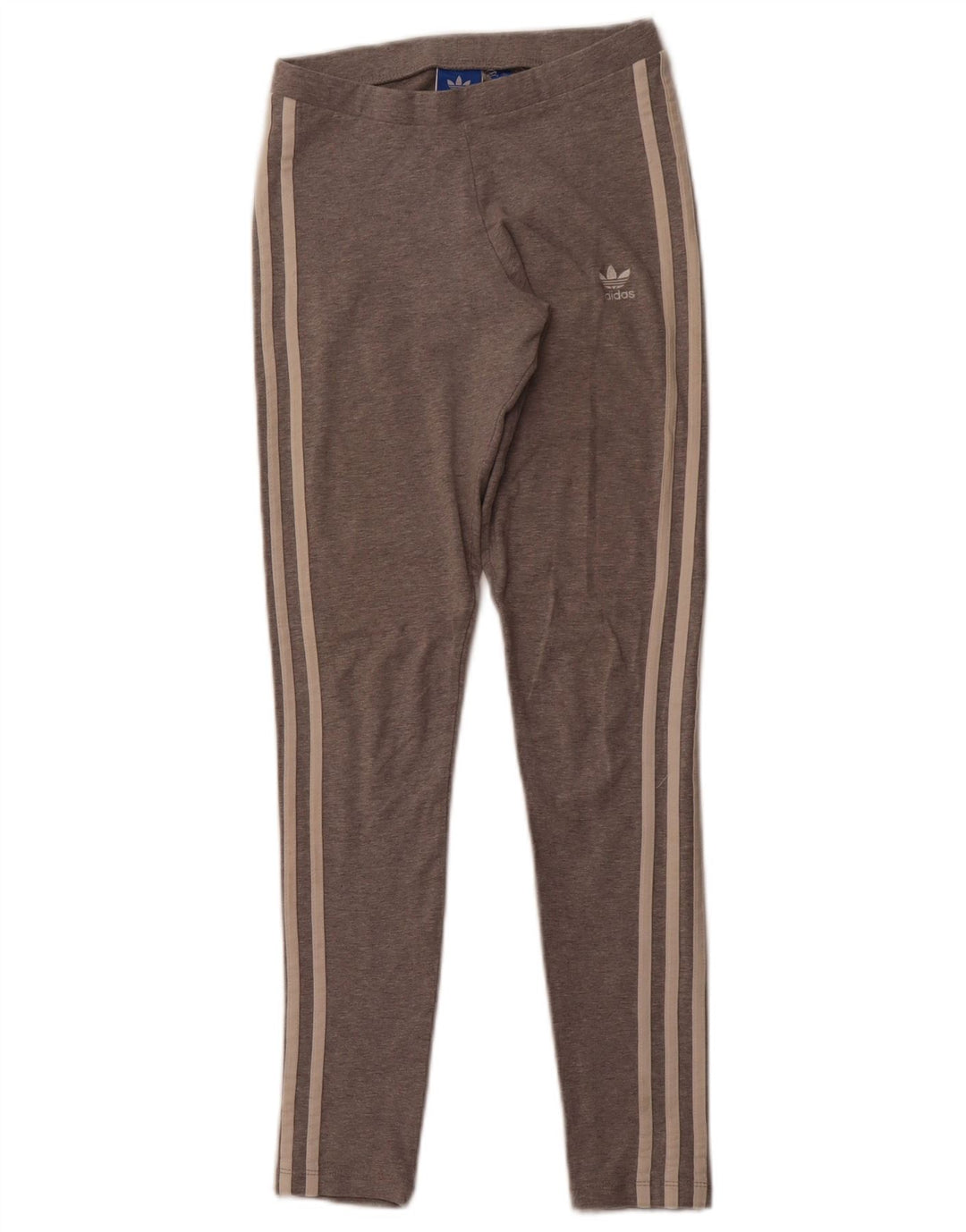 ADIDAS Dame Leggings UK 6 XS Grå Bomuld