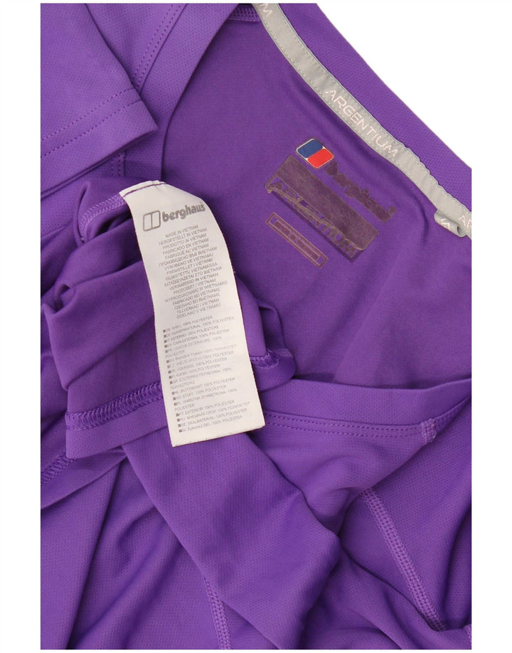 Berghaus Dame T-Shirt Top Stor Lilla Polyester