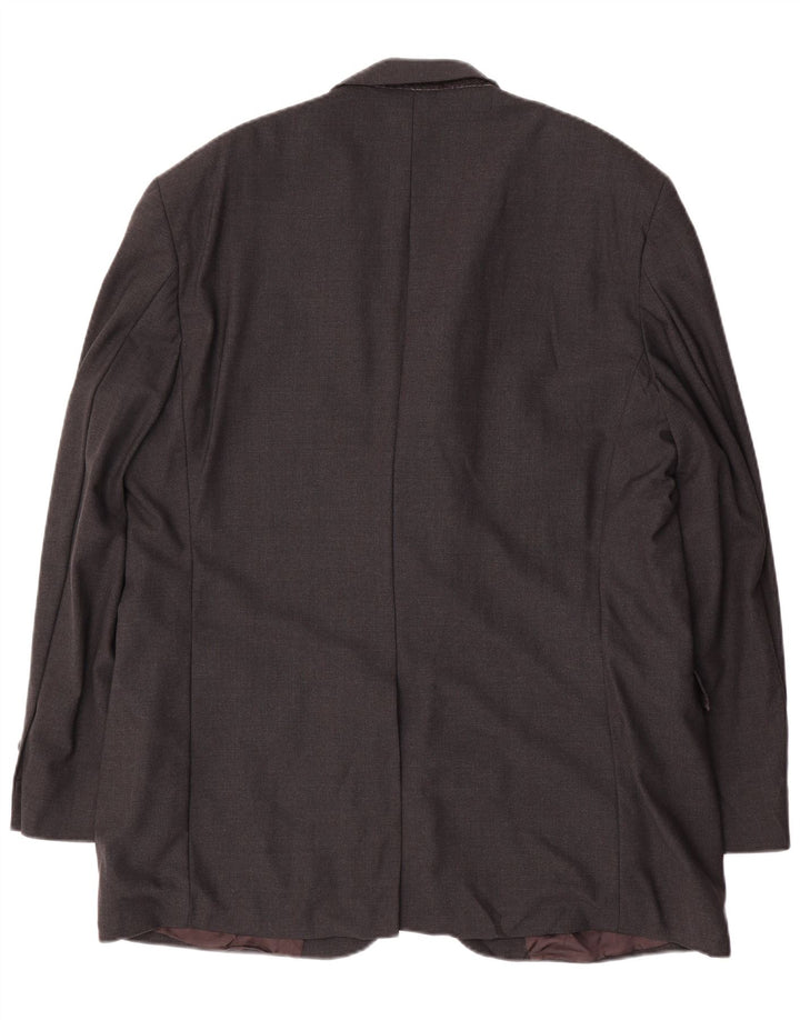 Brooks Brothers Herre Longline 2-knaps blazerjakke UK 46 3XL Grå Uld