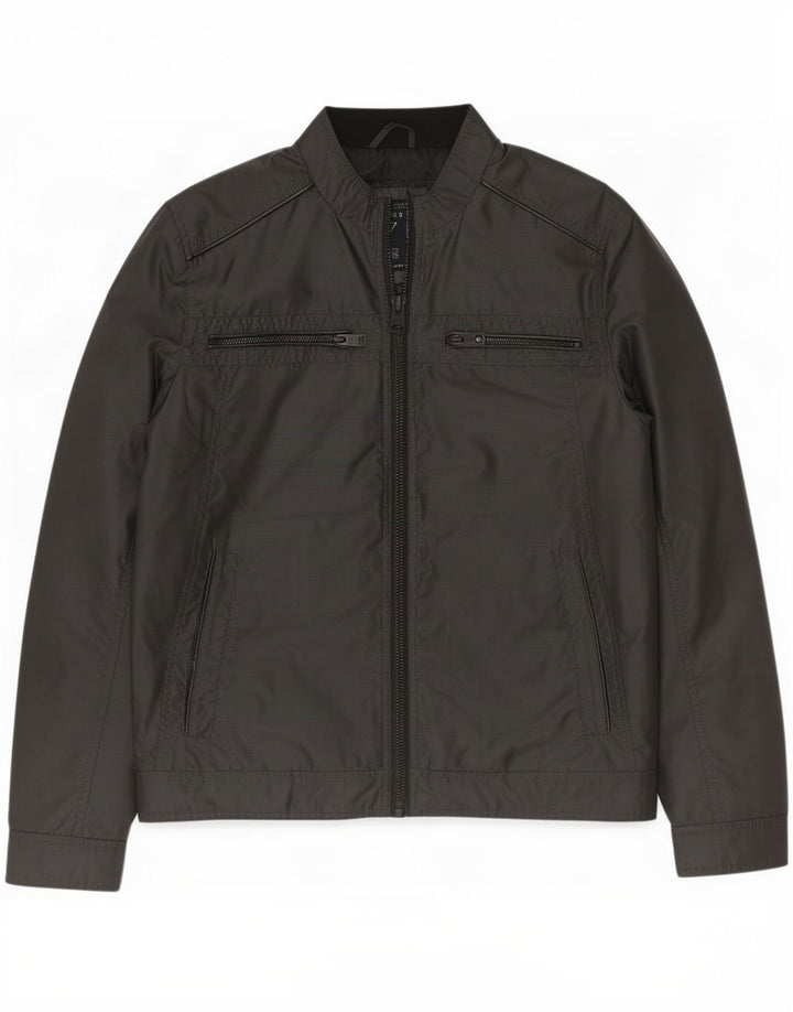 Guess Herre Bomber Jacket UK 38 Medium Sort Polyester
