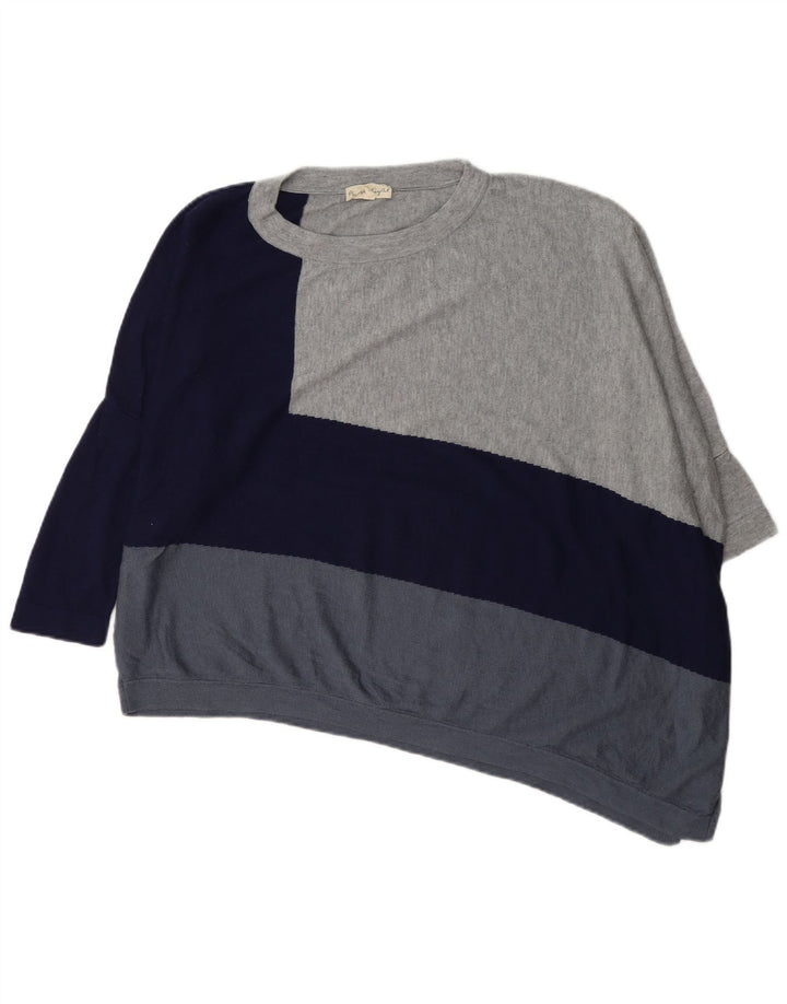 Phase Eight Dame Asymmetrisk Boat Neck Jumper Sweater UK 14 Medium Multico