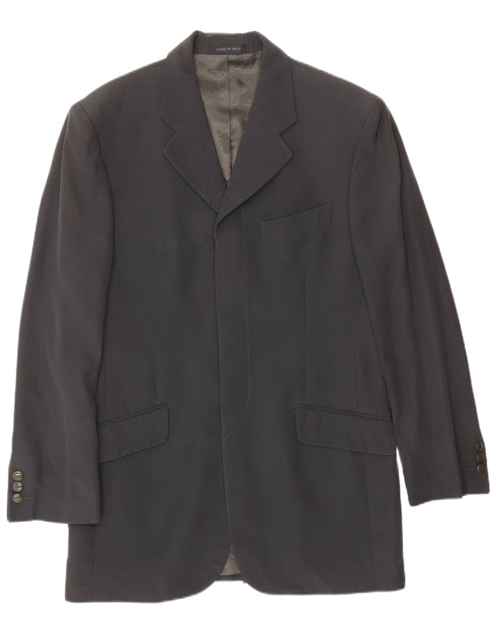 CARLO PIGNATELLI Mens 3 Piece Suit IT 48 Medium W28 L30 Grey Acetate