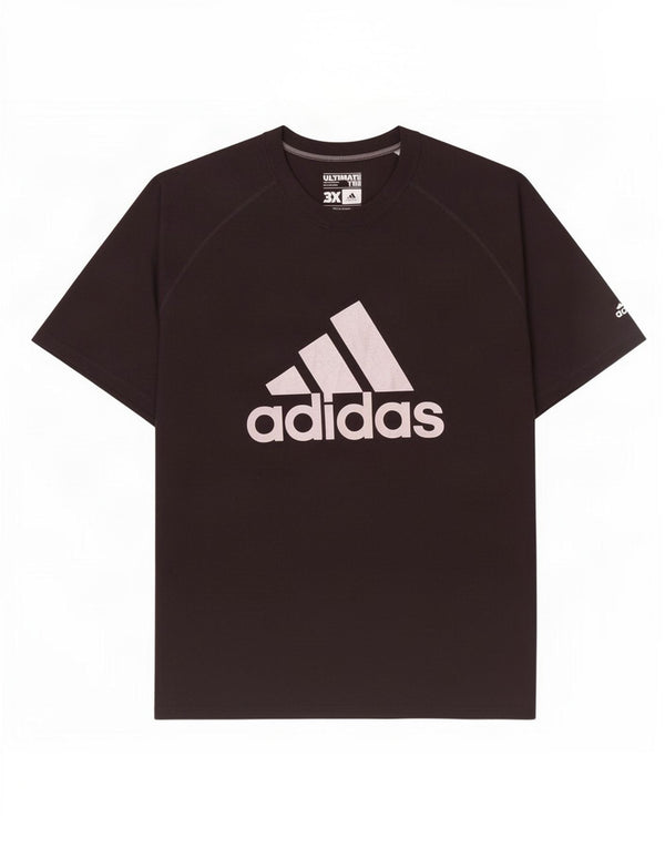 Adidas Herre grafisk T-shirt Top 3XL Sort Polyester