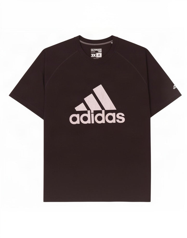 Adidas Herre grafisk T-shirt Top 3XL Sort Polyester