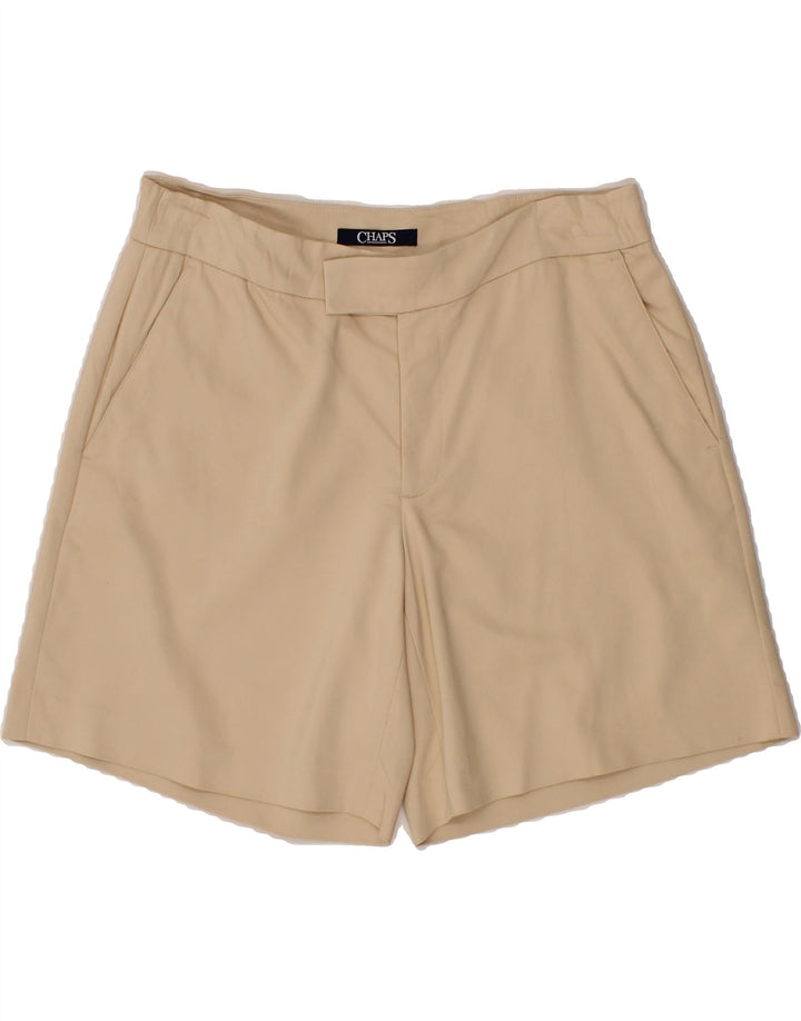 CHAPS Womens Chino Shorts Small W27  Beige Cotton Vintage Chaps and Second-Hand Chaps from Messina Hembry 