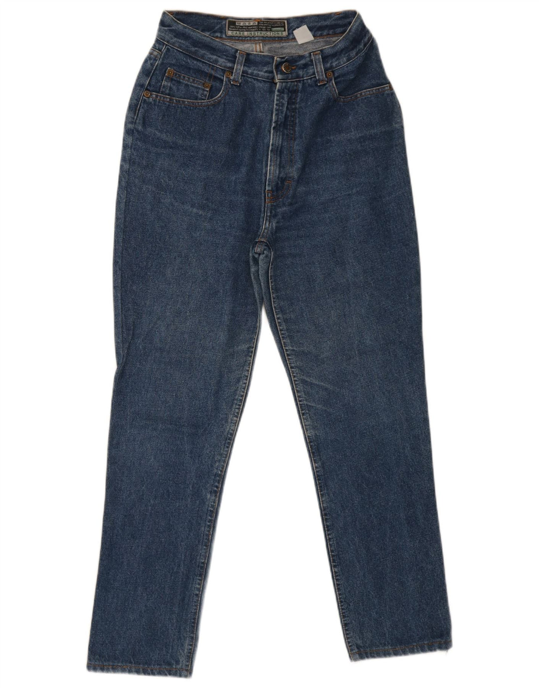 Romano Dame Højtaljede Slim Jeans W28 L27 Blå Bomuld