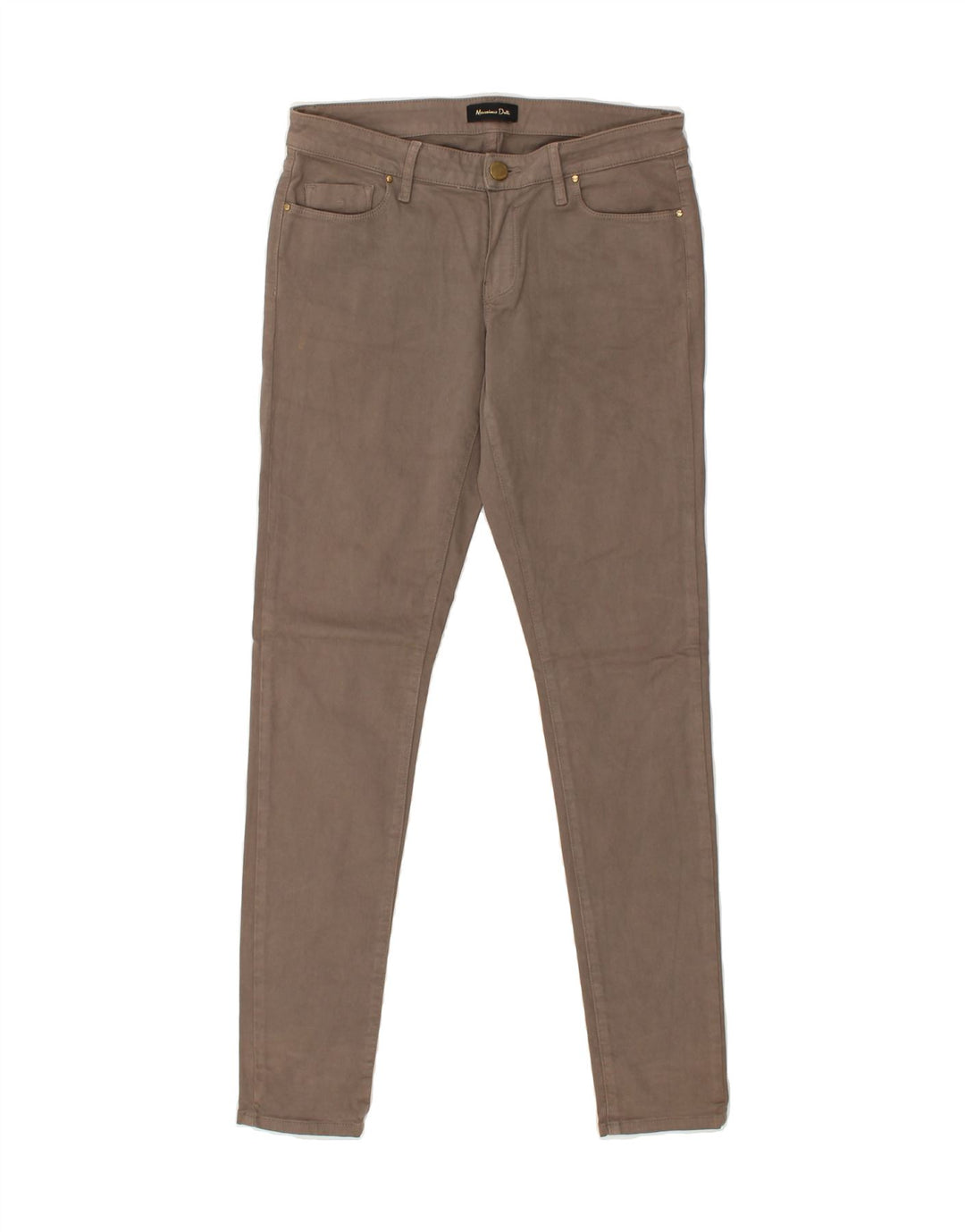 MASSIMO DUTTI Womens Skinny Casual Trousers EU 38 Small W28 L30 Grey | Vintage Massimo Dutti | Thrift | Second-Hand Massimo Dutti | Used Clothing | Messina Hembry 