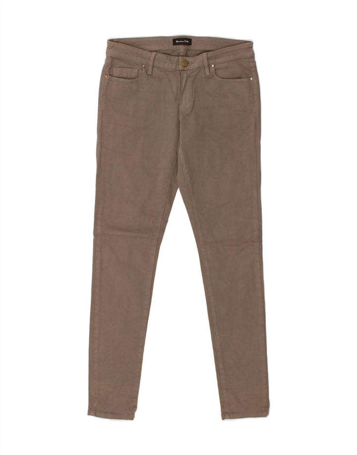 MASSIMO DUTTI Womens Skinny Casual Trousers EU 38 Small W28 L30 Grey | Vintage Massimo Dutti | Thrift | Second-Hand Massimo Dutti | Used Clothing | Messina Hembry 