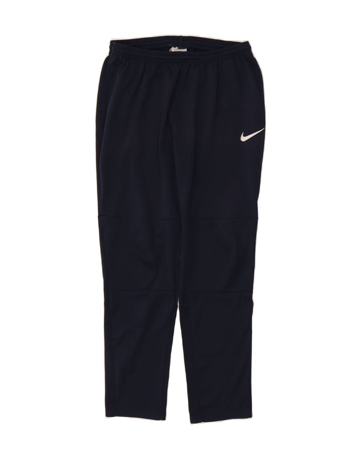 NIKE Mens Dri Fit Tracksuit Trousers Large  Navy Blue Polyester Vintage Nike and Second-Hand Nike from Messina Hembry 