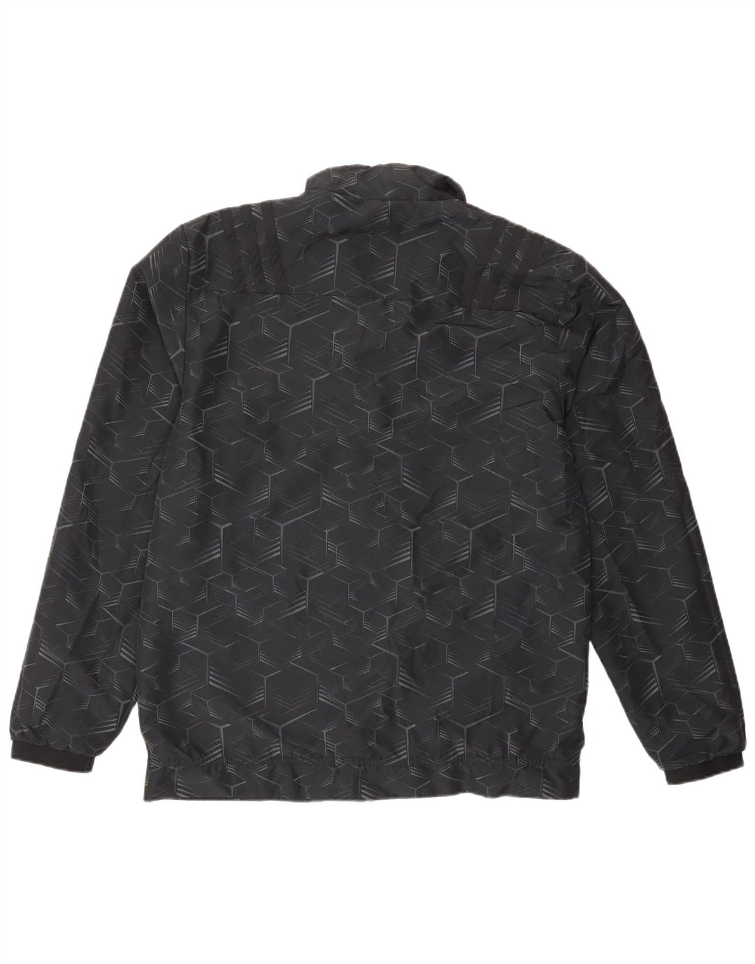 Adidas Herre All Blacks Grafisk træningsdragt Topjakke Lille Sort Geometrisk
