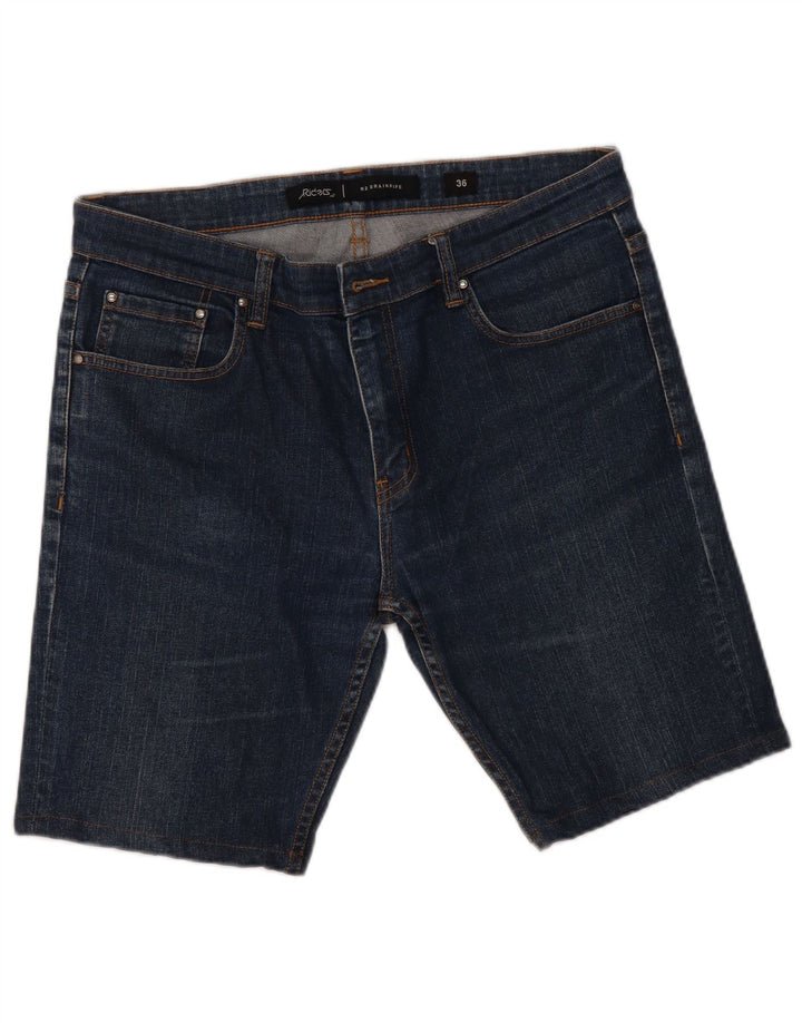 Lee Herre Riders Denim Shorts W36 Stor Blå Bomuld
