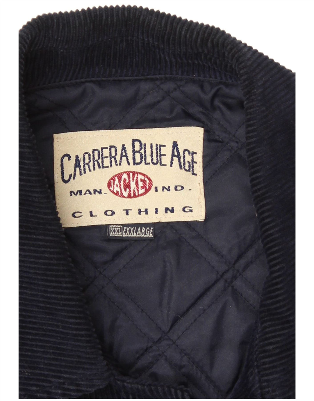 Carrera Herre Corduroy Jacket UK 44 2XL Navy Blue