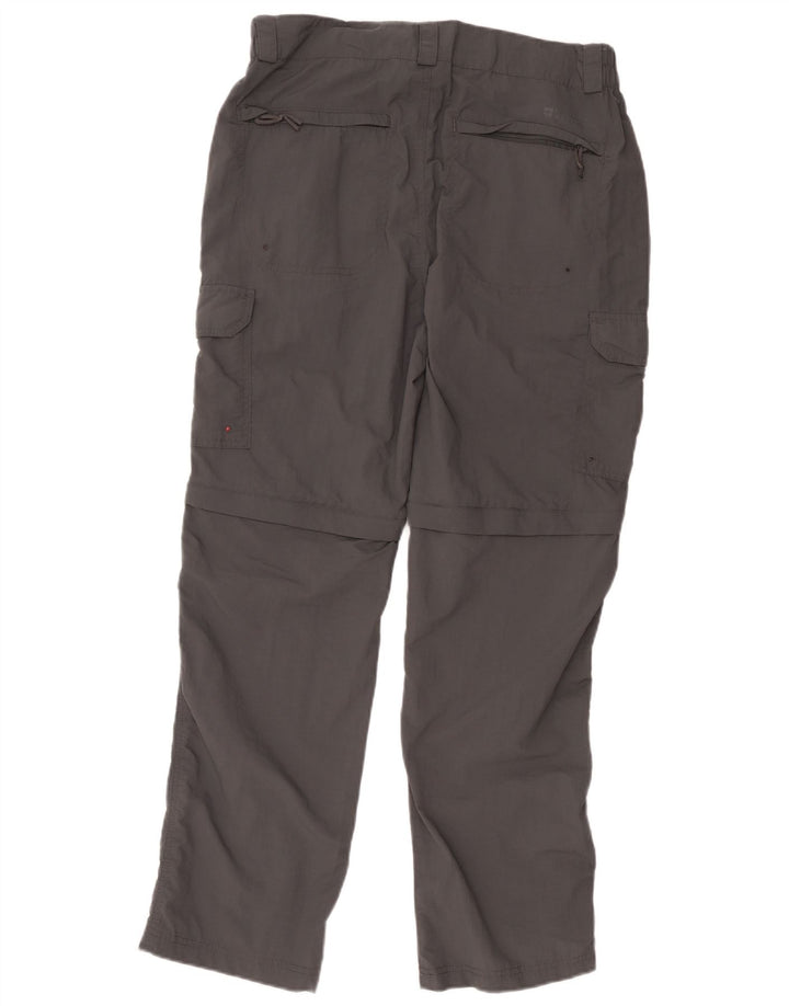 Mountain Warehouse Dame Straight Cargo Bukser W32 L31 Grå Nylon