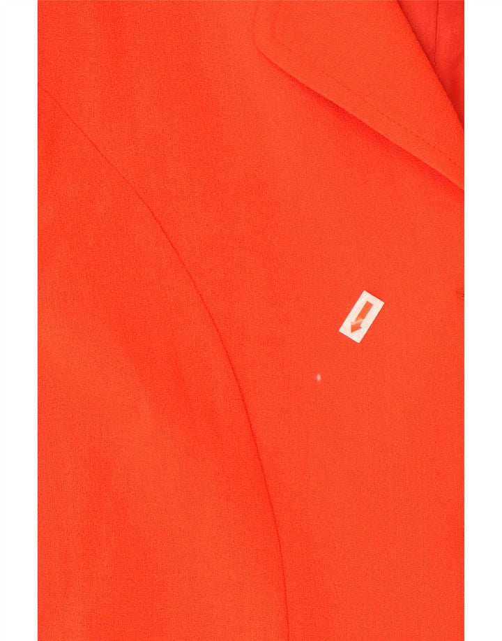Vintage dame 4-knaps blazerjakke UK 12 Medium Rød