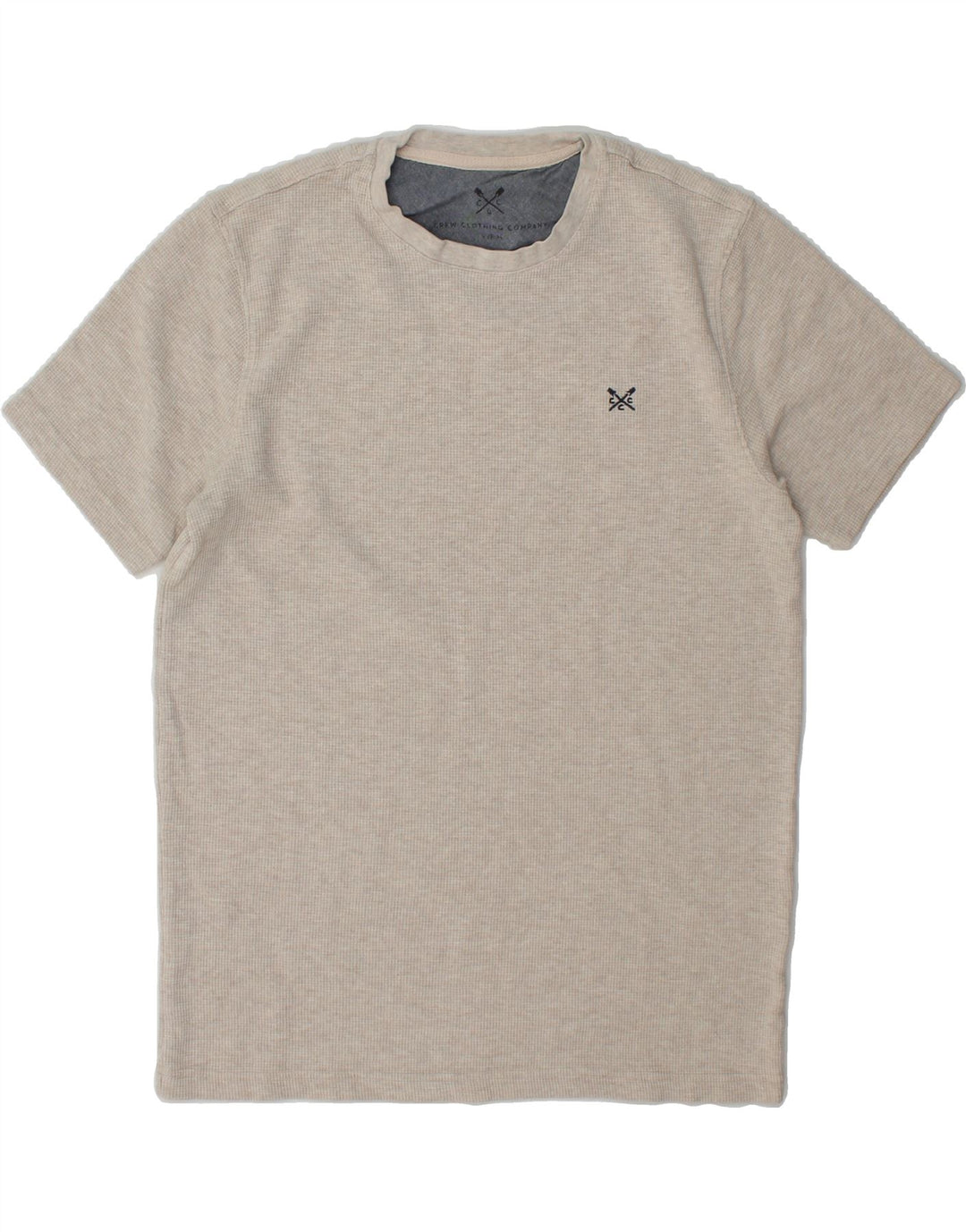 CREW CLOTHING Mens T-Shirt Top Medium Grey Cotton Vintage Crew Clothing and Second-Hand Crew Clothing from Messina Hembry 