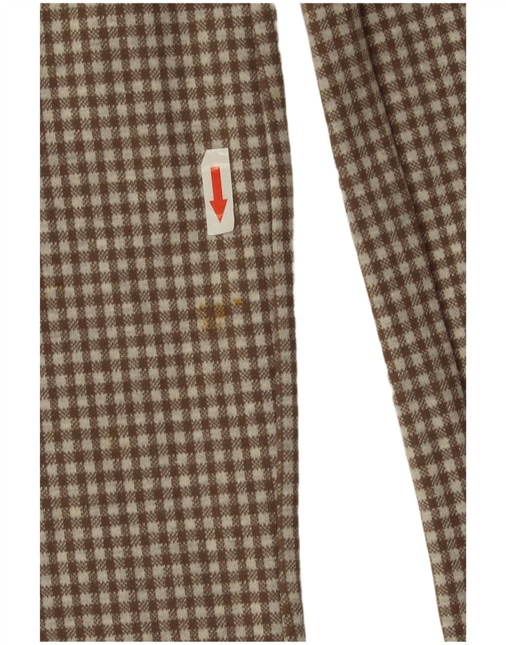 Zara Piger Jumpsuit uden ærmer 9-10 år W26 L23 Brun Gingham Polyester