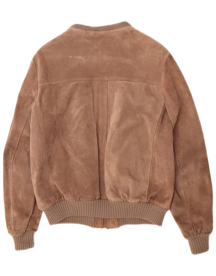 Vintage herre ruskind bomberjakke UK 38 medium brun