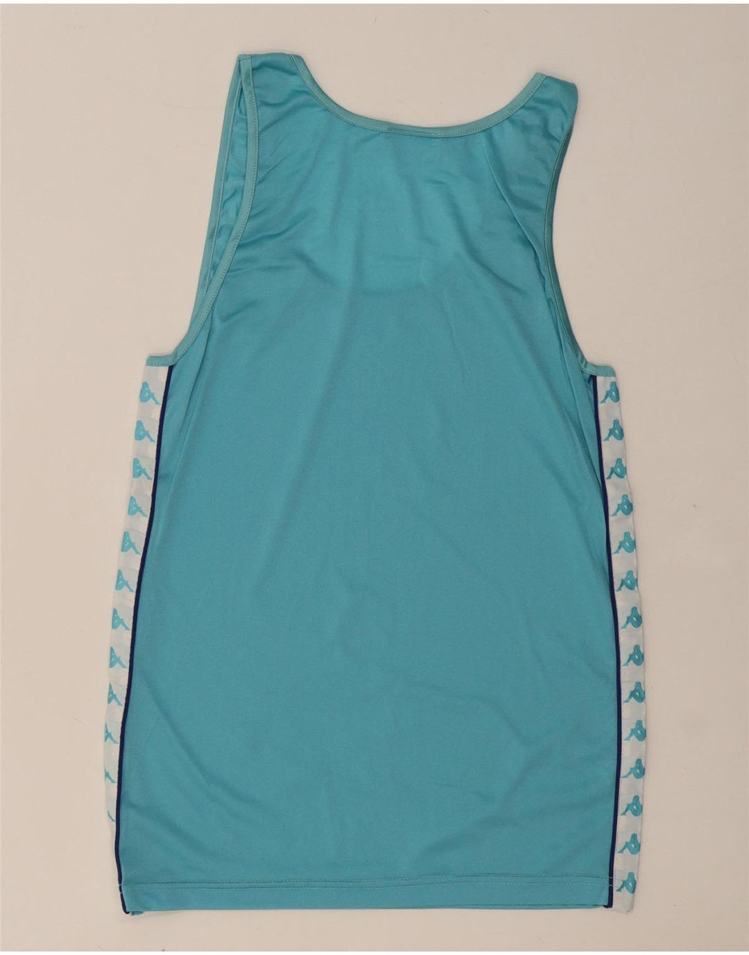 KAPPA Grafisk Vest til mænd Top IT 46 Lille blå farveblok polyamid