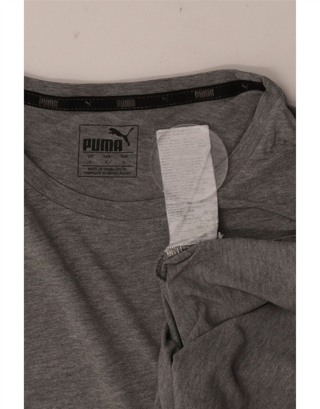 Puma herre T-shirt top lille grå bomuld