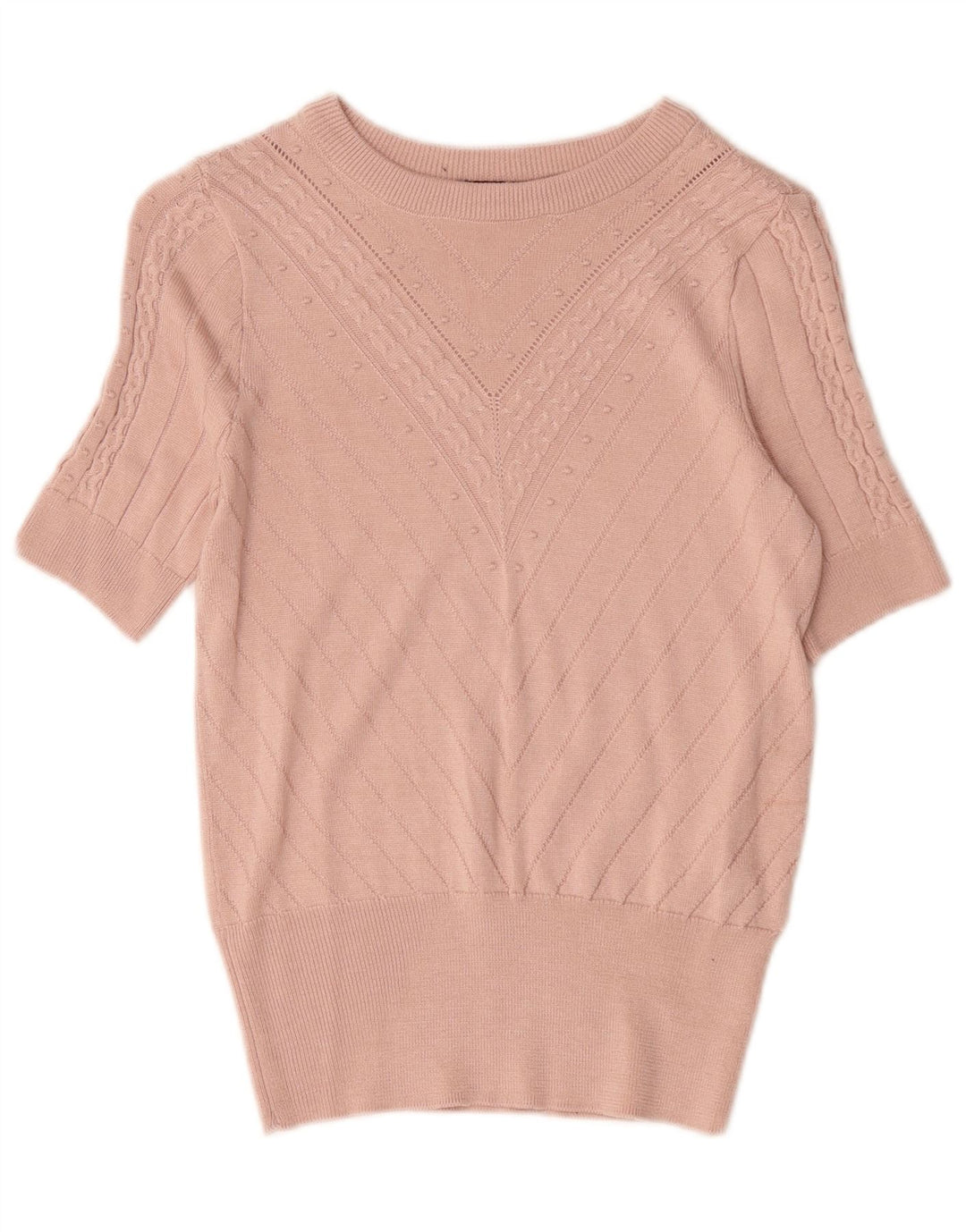 Marks & Spencer Dame sweater med rund hals DK 8 Small Pink