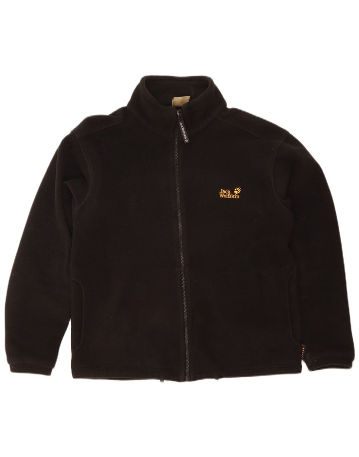 Jack Wolfskin Herre Fleecejakke UK 36/38 Medium Sort Polyester