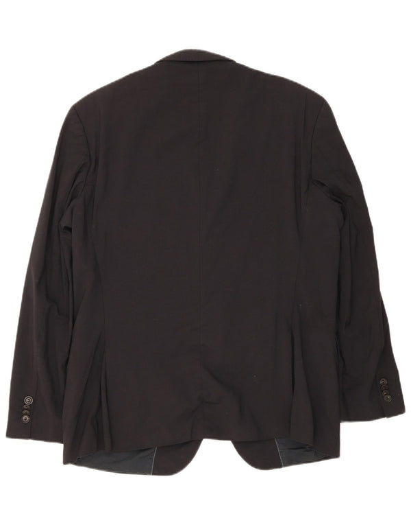 Hugo Boss Herre 2-knaps blazerjakke EU 54 2XL Navy Blue Virgin Wool