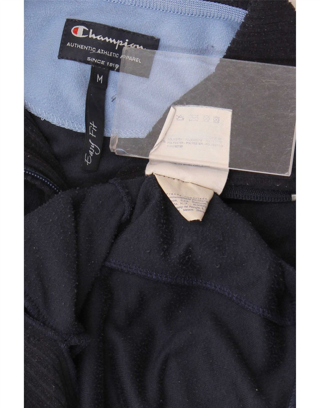 Champion Dame Fleecejakke UK 14 Medium Navy Blue Polyester