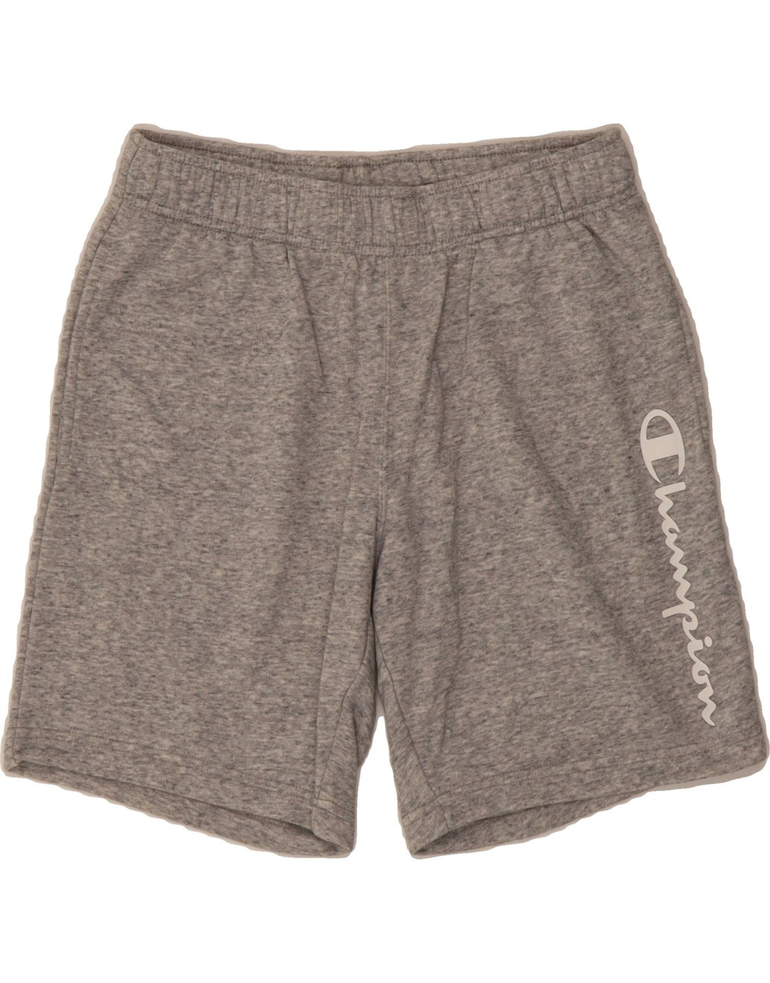CHAMPION Mens Graphic Sport Shorts Small  Grey Vintage Champion and Second-Hand Champion from Messina Hembry 