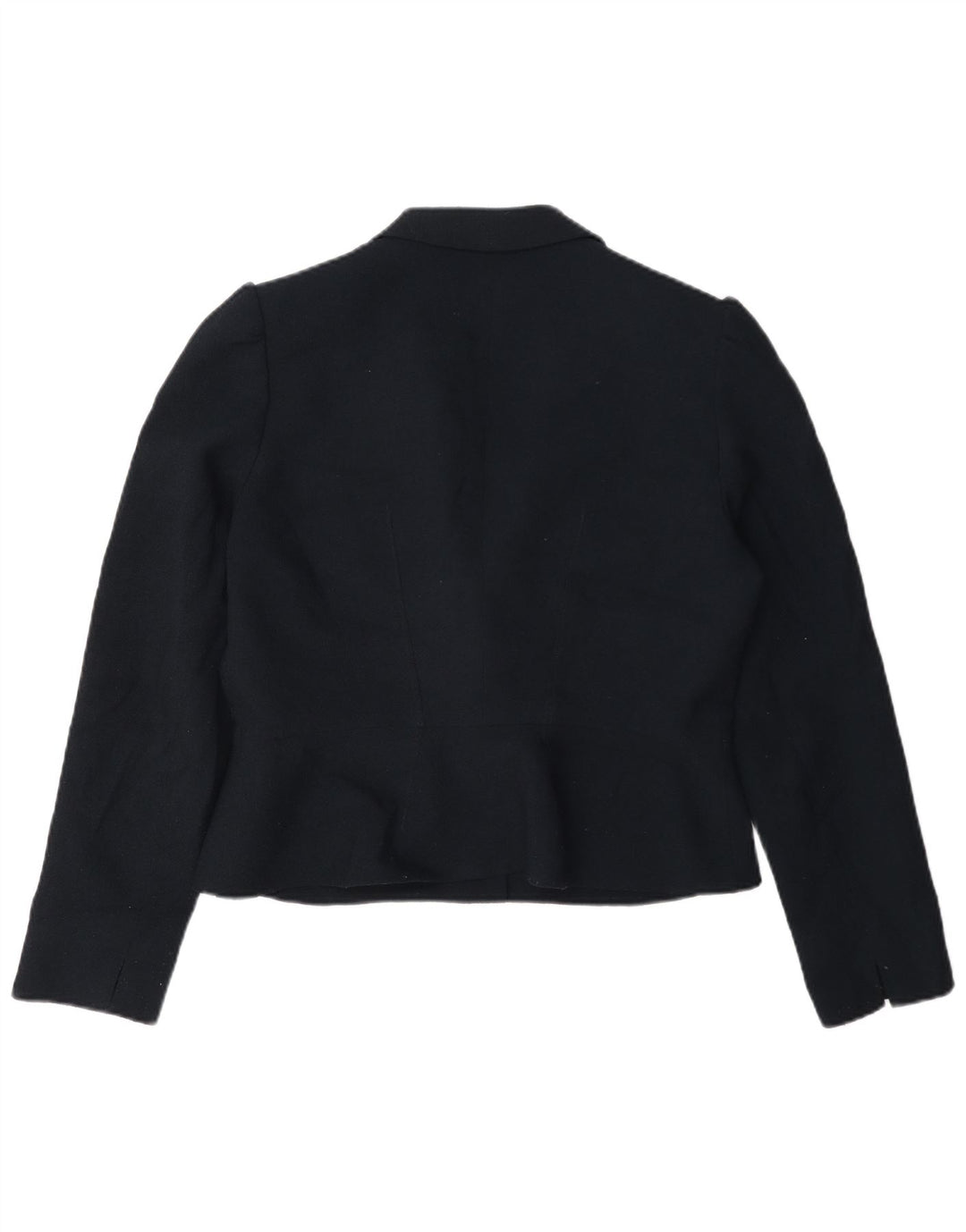 Hobbs Dame 2 Button Blazer Jacket UK 14 Large Navy Blue Polyester