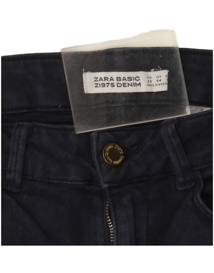 Zara Dame Slim Jeans EU 36 XS W26 L29 Marineblå