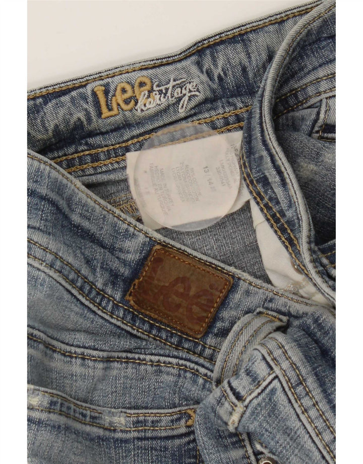 Lee Womens Heritage Bootcut Jeans US 13/14 Large W34 L30 Blue Cotton
