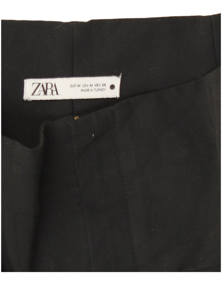 Zara Dame Slim Casual Bukser Medium W28 L28 Sort