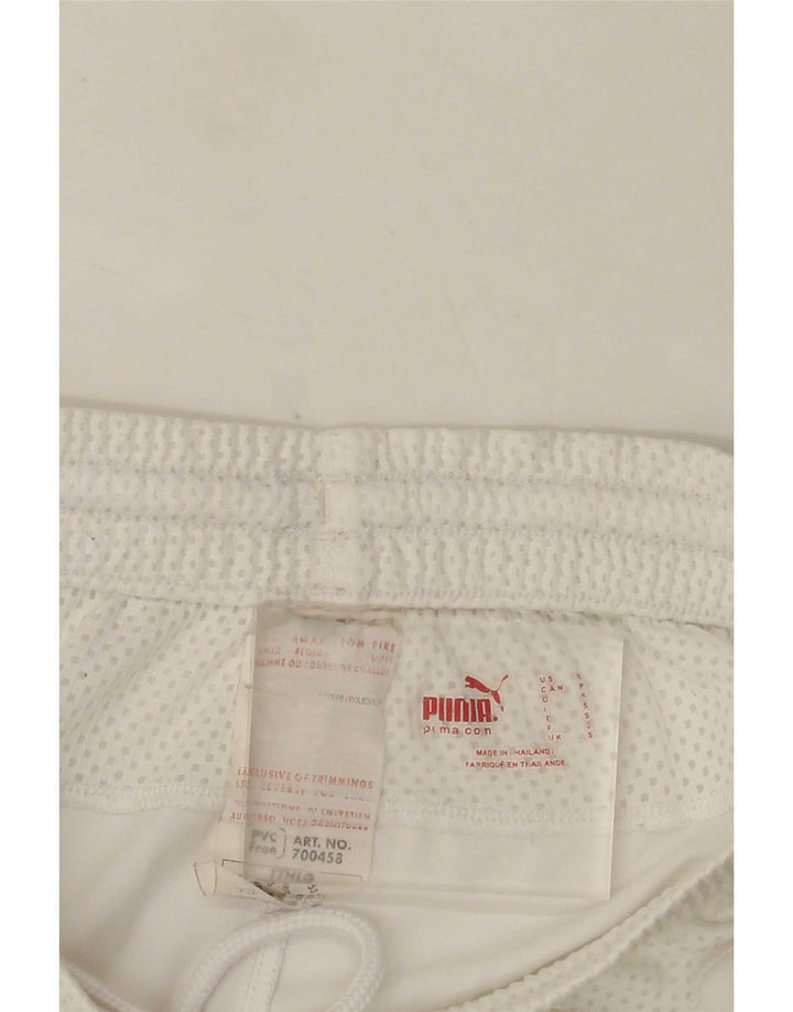 Puma sportsshorts til kvinder UK 8 Small White Polyester