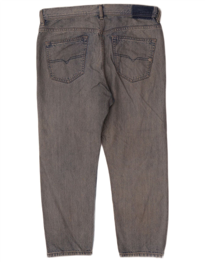 Diesel herre cropped jeans W32 L24 blå bomuld