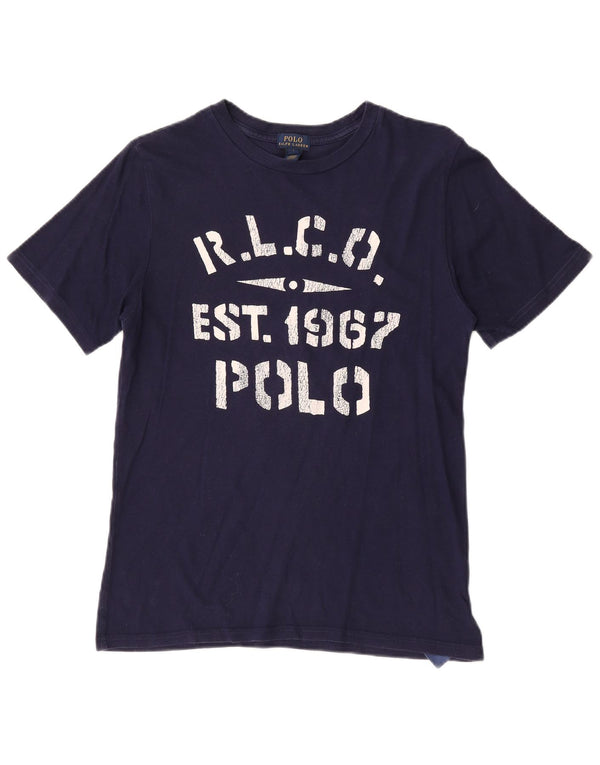 Polo Ralph Lauren drenge grafisk t-shirt top 14-15 år stor marineblå